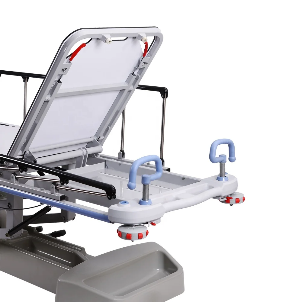 Multi-function Portable Hydraulic Transfer Bed Manual Hospital Patient Transfer Trolley Emergency Stretcher with X-ray bed board