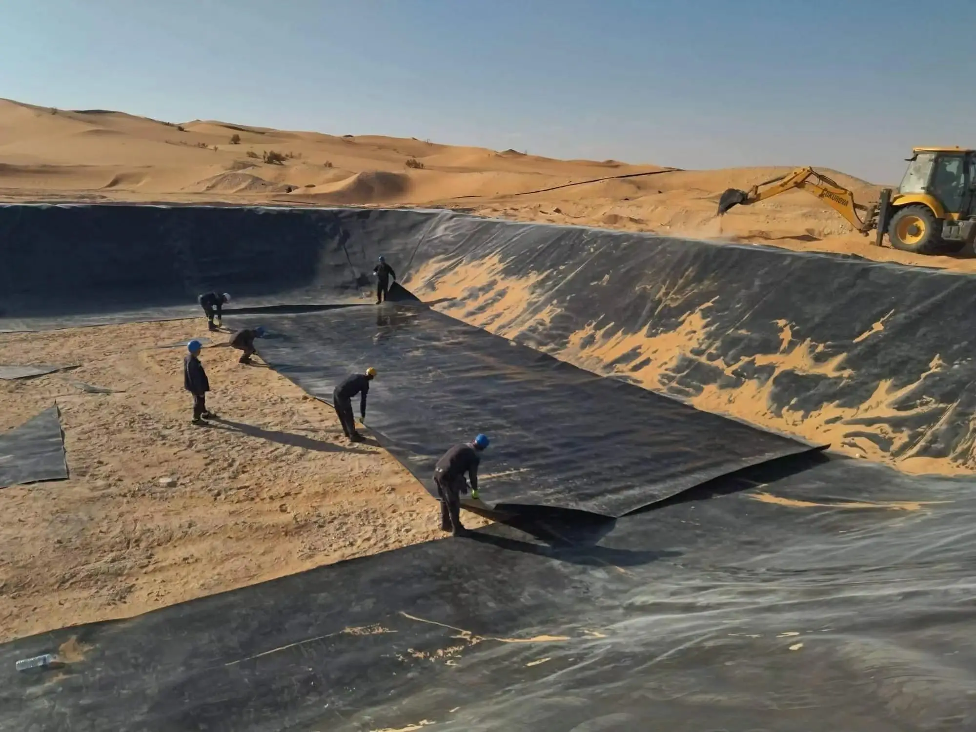 Factory Hot Sale Fish Farming 300mic 0.3mm Pond Liner Shrimp Farming Liner HDPE Plastic Sheet New Virgin Material anti UV Cheap