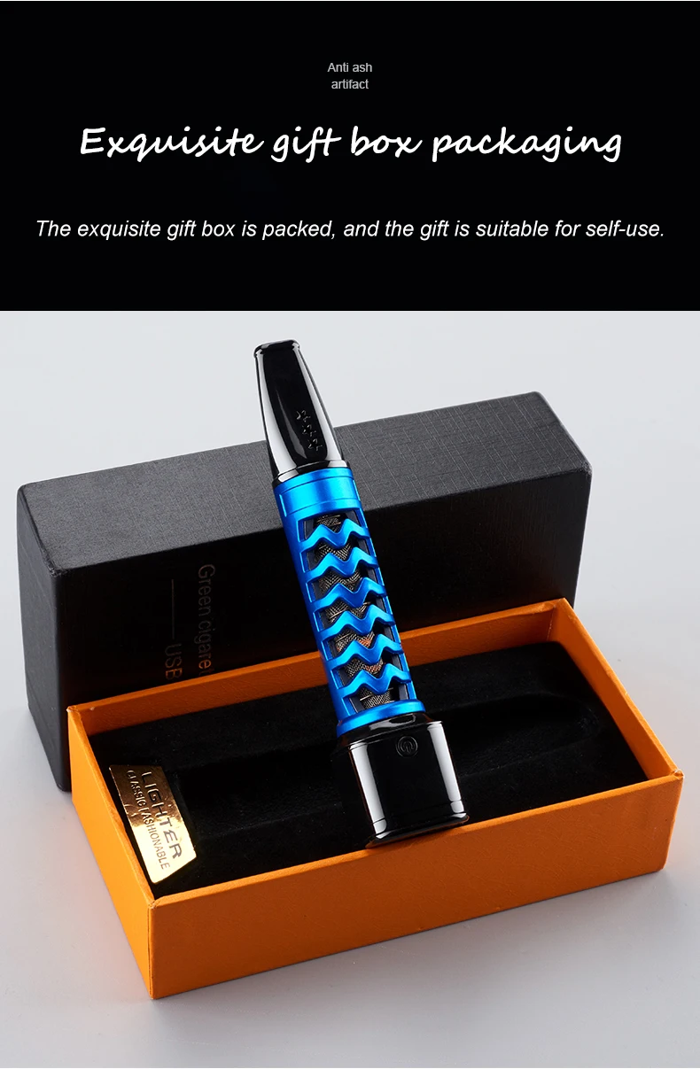 DEBANG оптовая продажа непродуваемая USB-зажигалка с логотипом под заказ перезаряжаемая прикуриватель без опускания золы