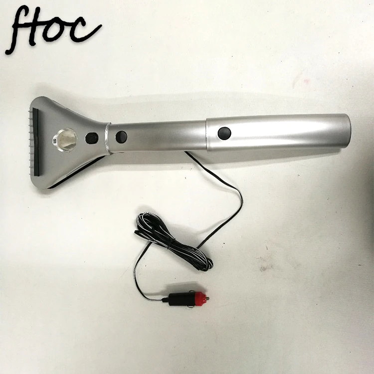 12 В Автомобильный Электрический скребок для льда с подогревом для удаления снега на лобовом стекле