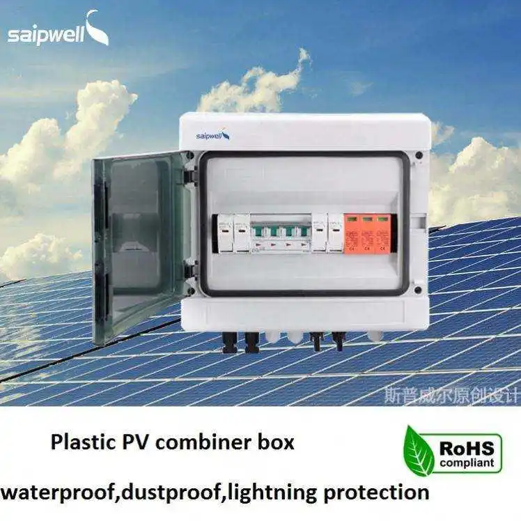 Saipwell OEM PV Photovoltaic Grid-connected String Combiner Complete Set Box Solar Power Systems