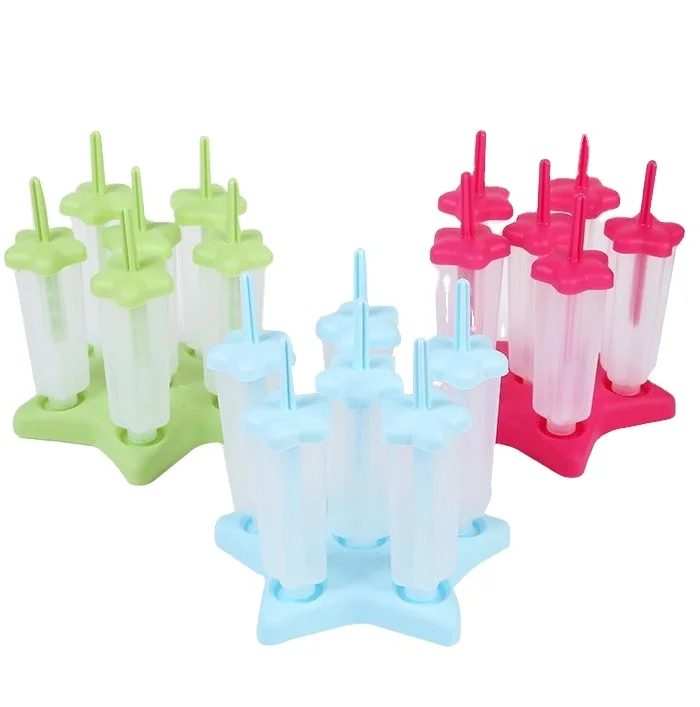 hot selling star ice cream popsicle plastic moulds