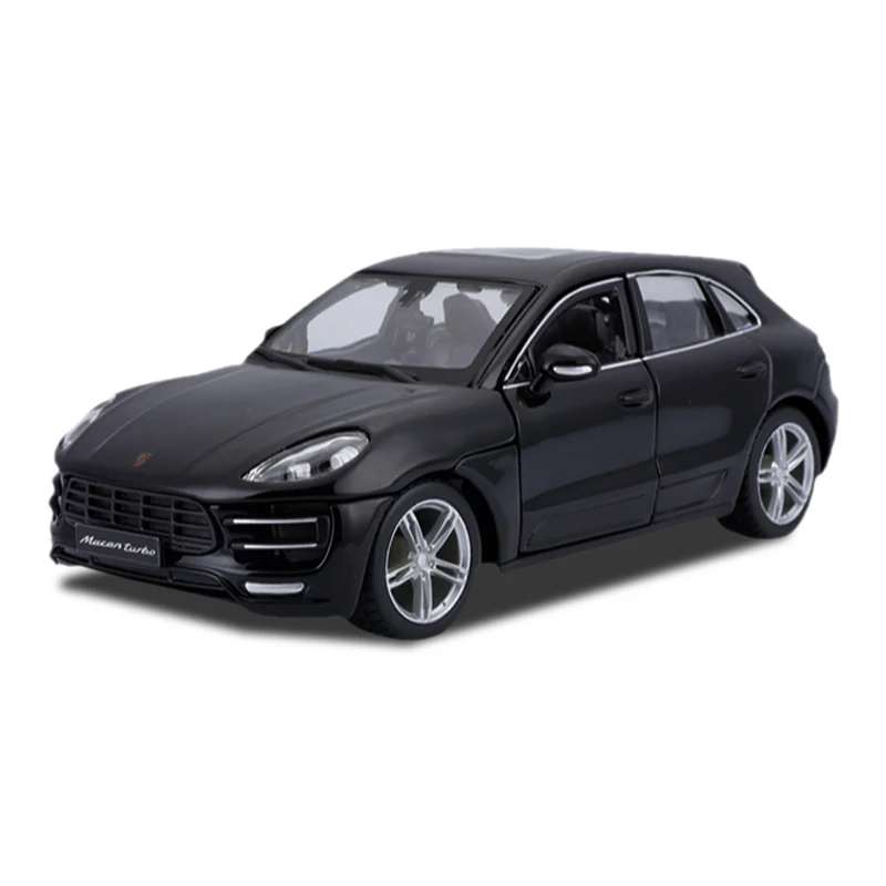 Bburago 1:24 Porsche Macan Alloy Sports Car Static Die Cast Vehicles Street Racing Model Toys Diecast Voiture Gift