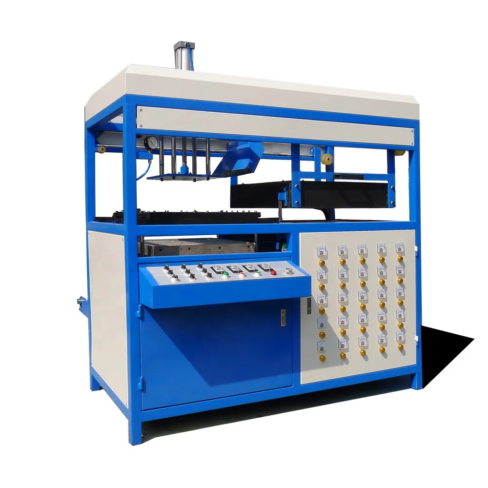 plastic tray memory card blister clamshell forming machine