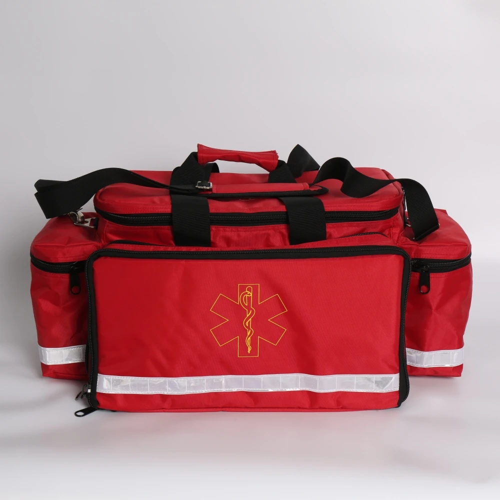 Large Capacity First Aid Ambulance Bag Empty Survival Trauma Aid Kit For Emergency Rescue