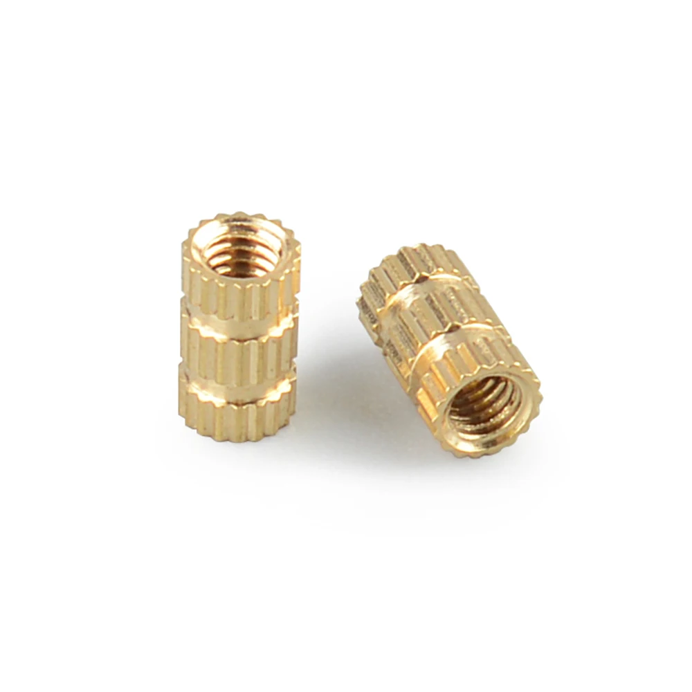 brass inserts hex atv hexagon Injection molding Knurled Brass Material bolt insert nut