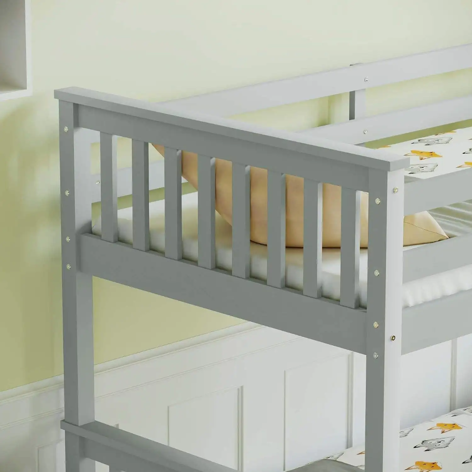 Portable hard wood staff step twin full over kids children beds wood bunk bed with stairs