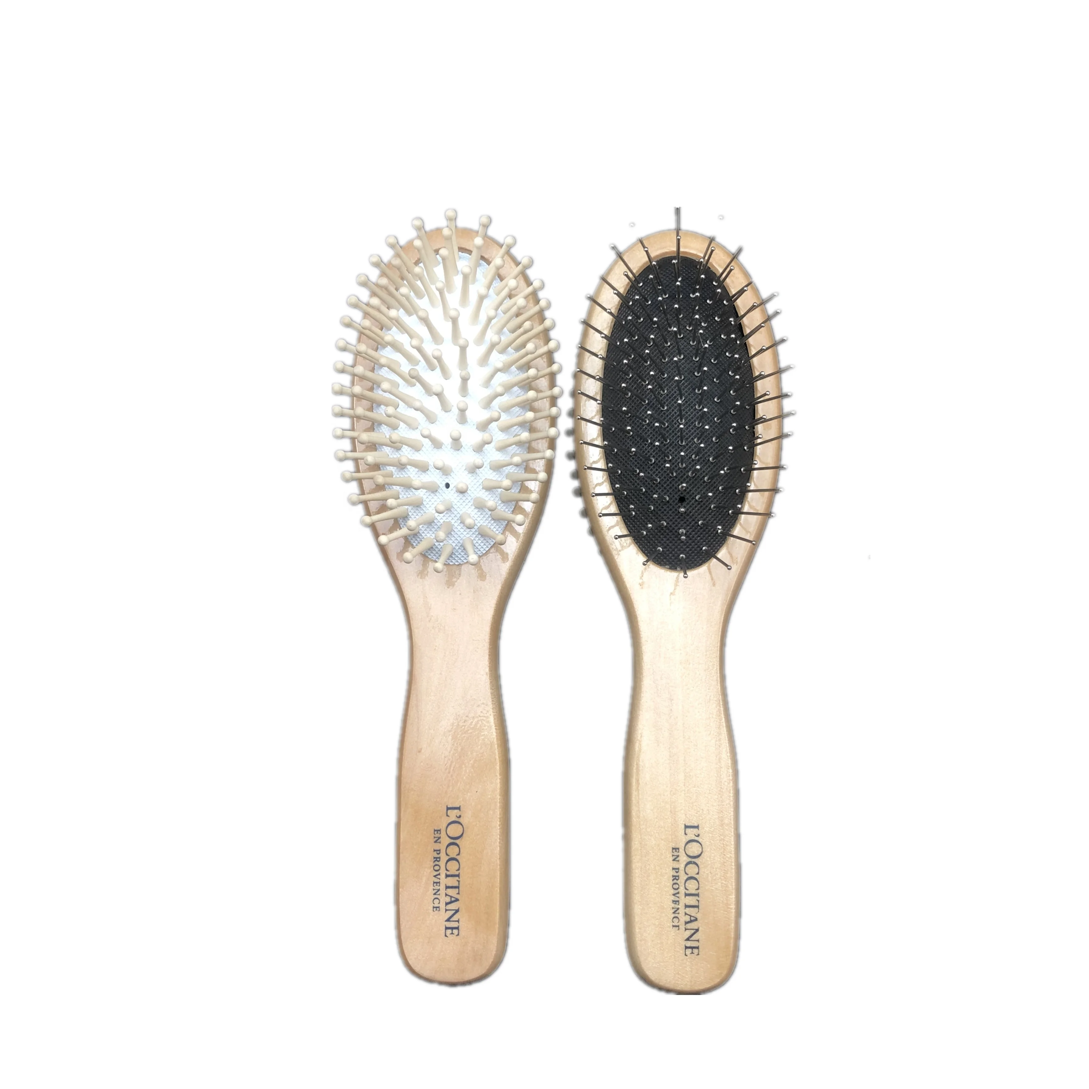 Антистатическая шпилька из нержавеющей стали для массажа головы, устранение воздушной подушки, ручная работа, выпрямление, деревянная расческа для волос