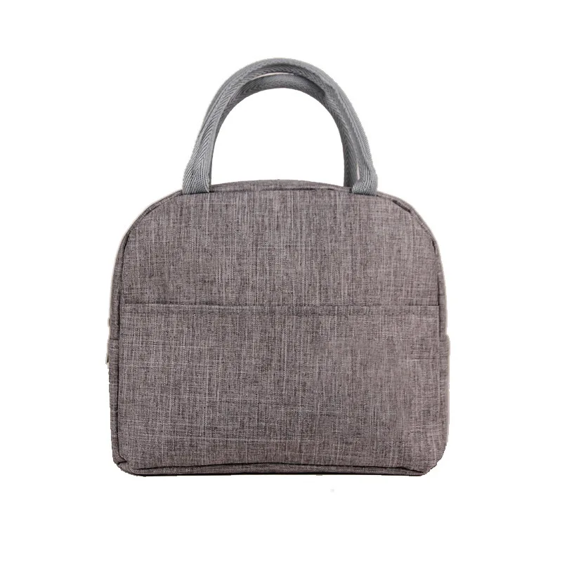 Wholesale Customized Insulated Lunch Bag with Carry Handle Waterproof Portable Picnic or Work and School Lunch Bag Custom Logo