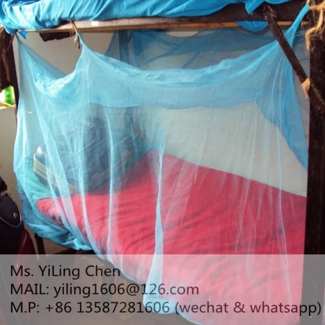 WHOPES одобренные инсектицидные обработанные школьные одноместные и двухъярусные прямоугольные противомоскитные сетки для детей и студентов двухъярусная кровать