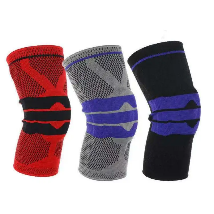 
Silica gel Pads Support Knee Brace Compression brace pads sleeve Wholesale knee sleeve support for volleyball 