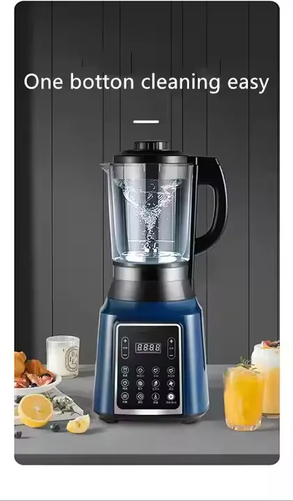 Electric Household Kitchen Multifunctional Blender Juicer Automatic Heating Soy Milk Baby Food Machine Glass Variable Speed