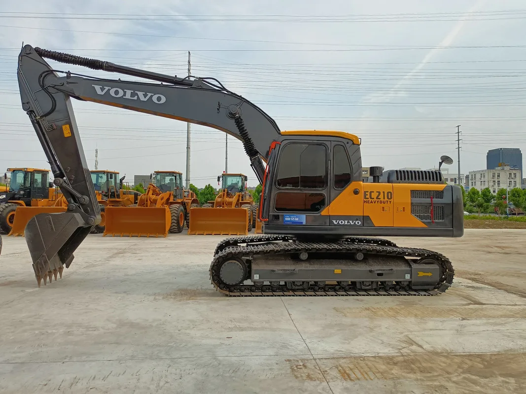 Multifunctional Volvo 210 21 Ton Heavy Hydraulic Crawler Excavator Original Design EC210 Kubota 5ton Wheel Best Selling Used