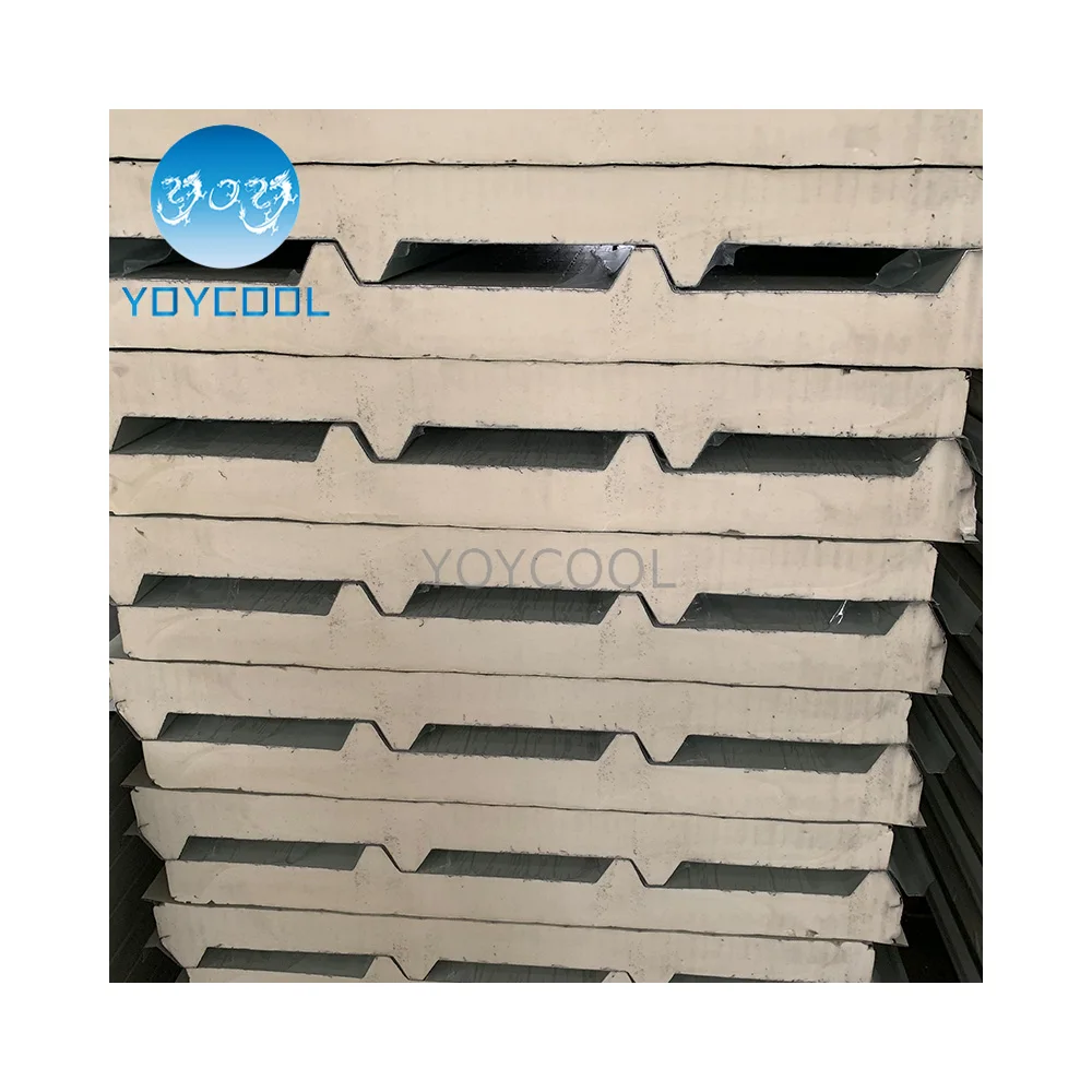 Sandwich Panel Pu Sandwich Wall Panel 20mm Thick Terracotta Roof Pu Hard Polyurethane Foam Prefab House,warehouse Metal CN;ZHE