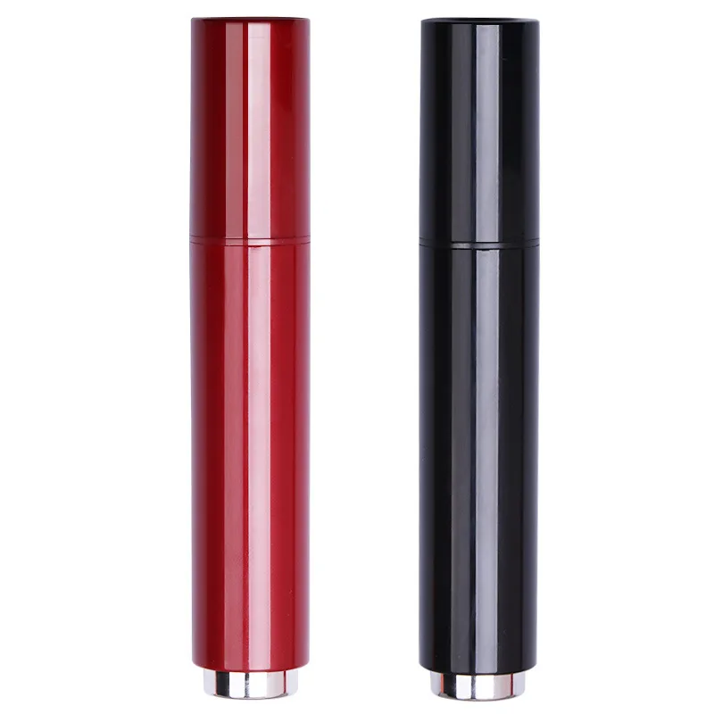 
New Creative Hand Push Red and Classic Black Portable Mini Foundation Brush Automatic Makeup Brush With BB Cream Box Fashion 