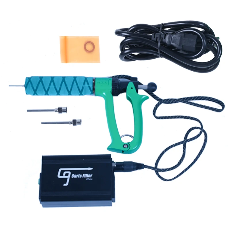 
CBD Carts Filling Machine Distillate Filler Gun E Cig Vape Oil Cartridge Manual Filling Machine Blunt Fill Needle 
