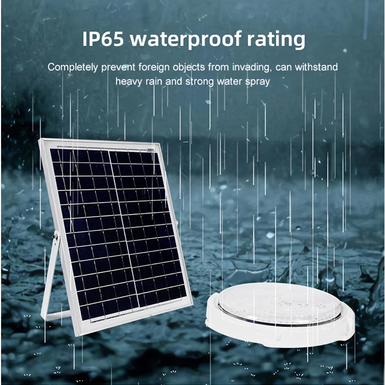 Современный дизайн водонепроницаемый уличный светильник IP65 с регулируемой яркостью 40 60 100 200 300 Ватт умный светодиодный солнечный потолочный