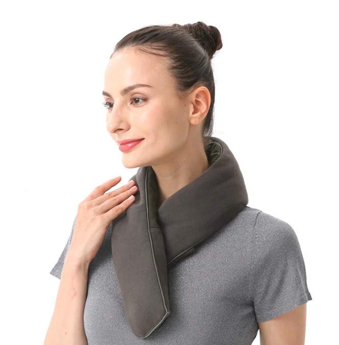 Microwavable Weighted Heating Pad Neck and Shoulder Warming Wrap for Pain Relief