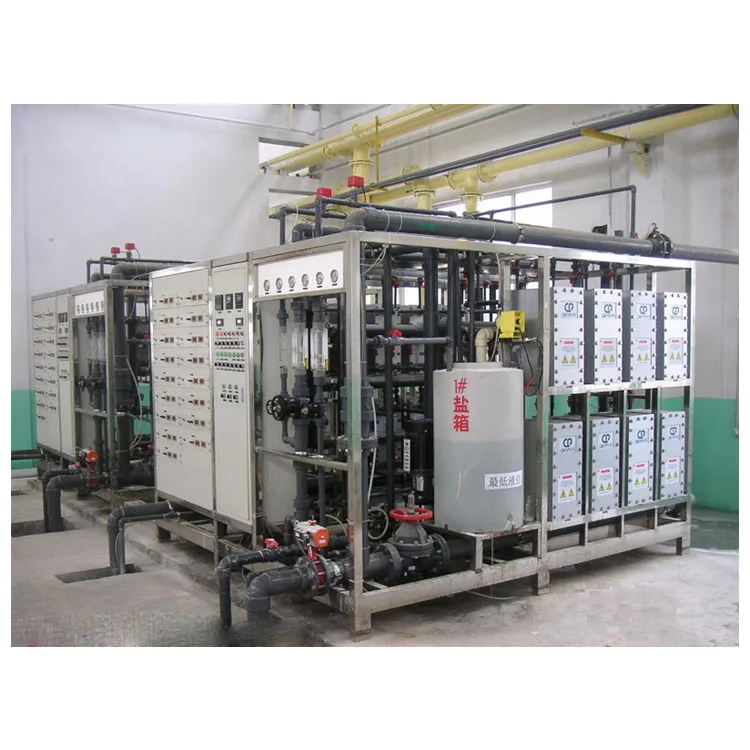Electromigration Desalination  ro  EDI System demineralized water treatment plant