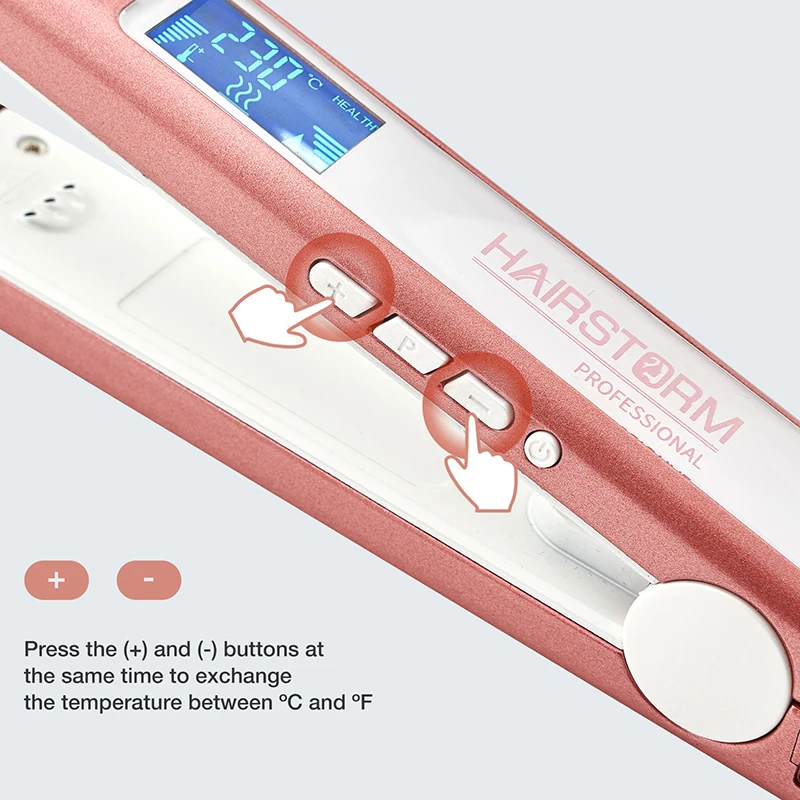 High temperature Degree Ceramic Flat Irons Hair Straightener Professional Hair Straightener Titanium Flat Iron