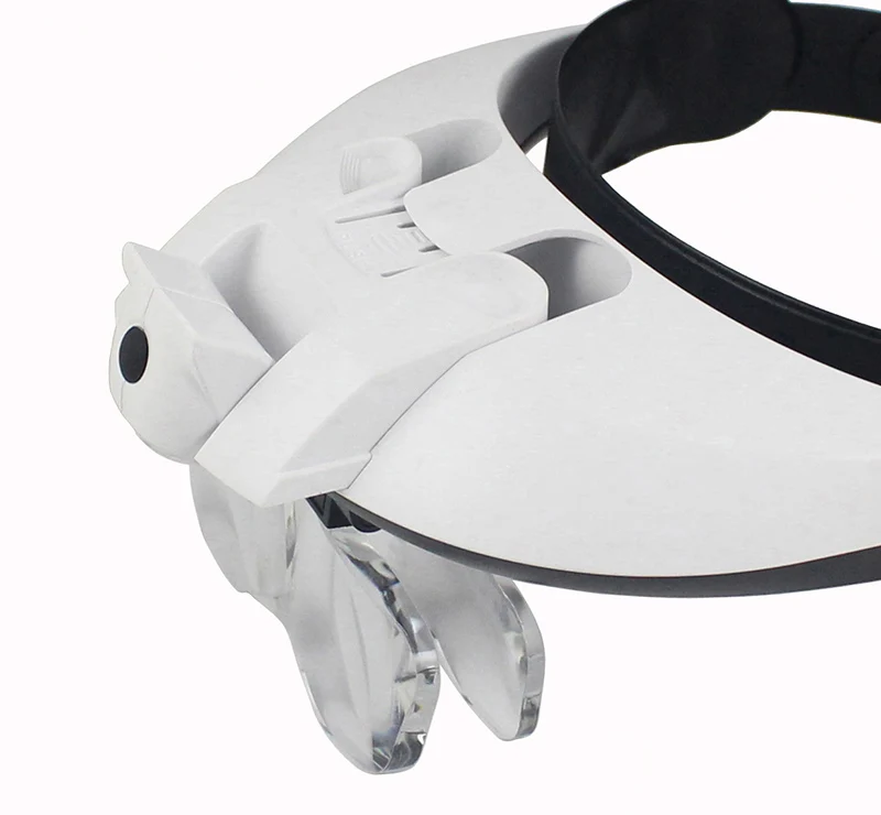 1X 1.5X 2X 2.5X 3.5X Reading LED Lamp Wearing Magnifying Glass Replaced Lens for Older Reading Glass