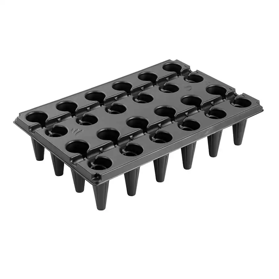 Seed Tray Manufactur PS 24 Cells Holes Biodegradable Plant Seedling Trays