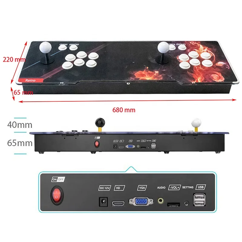 raspberry pi retro 3160 games in 1 multiplayer arcade games console