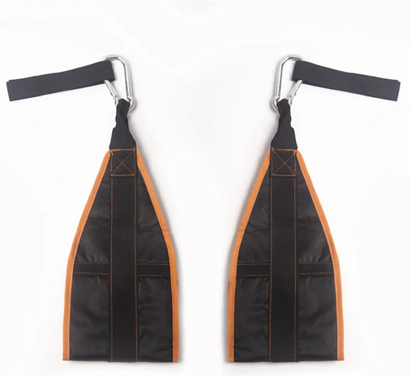 Fitness Ab Straps, 1 Pair Gym Hanging Sling Straps with Quick Locks for Pull Up Abdominal Training Workout Equipment