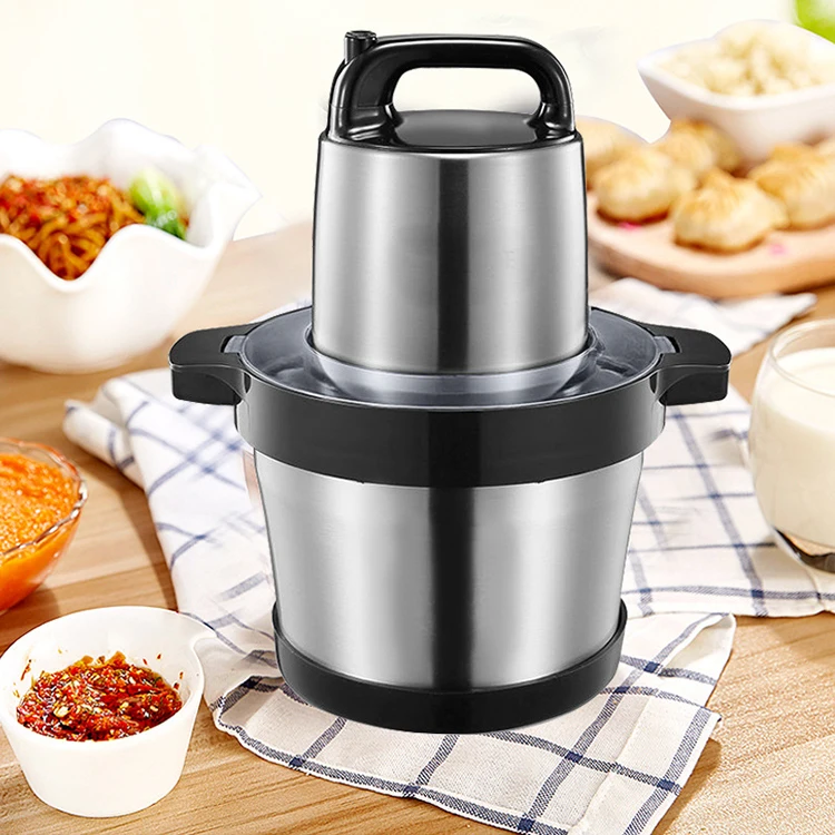 Multifunction food Chopper Hot,Sale Smart Home 6L Large Capacity Yam Pounder Electric Meat Grinder