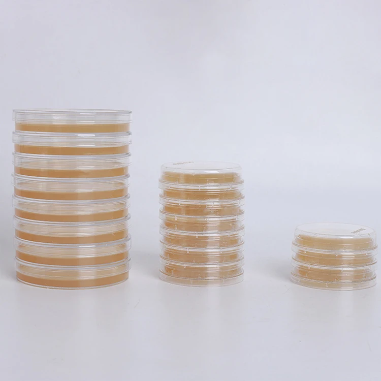 Laboratory Sterile 90mm Petri Dish with Agar