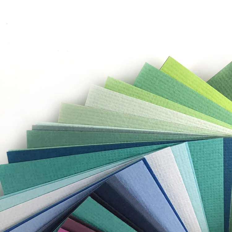 Scrapbooking Paper Single Color And Twin Color Embossed Scrapbook