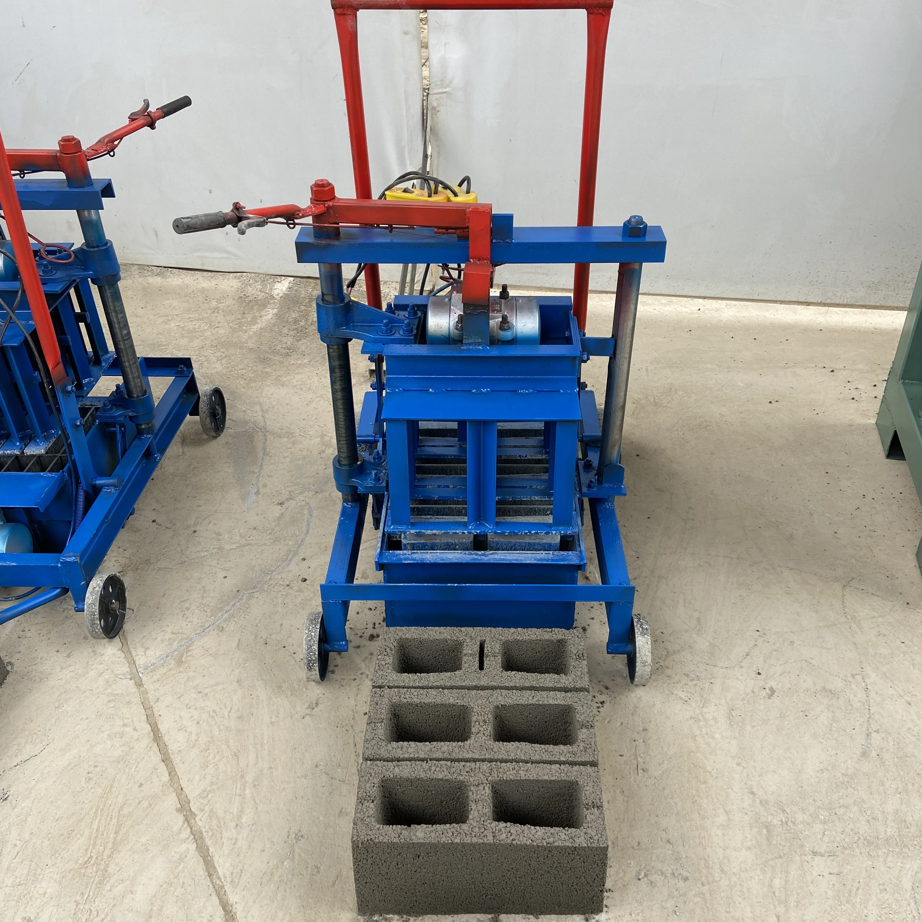 Block machine paver laying cement brick machinery price