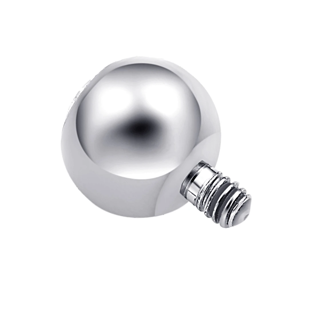 Efonal Metal ASTM F136 титановый 14 г плоская спираль с внутренней резьбой ювелирные изделия для пирсинга