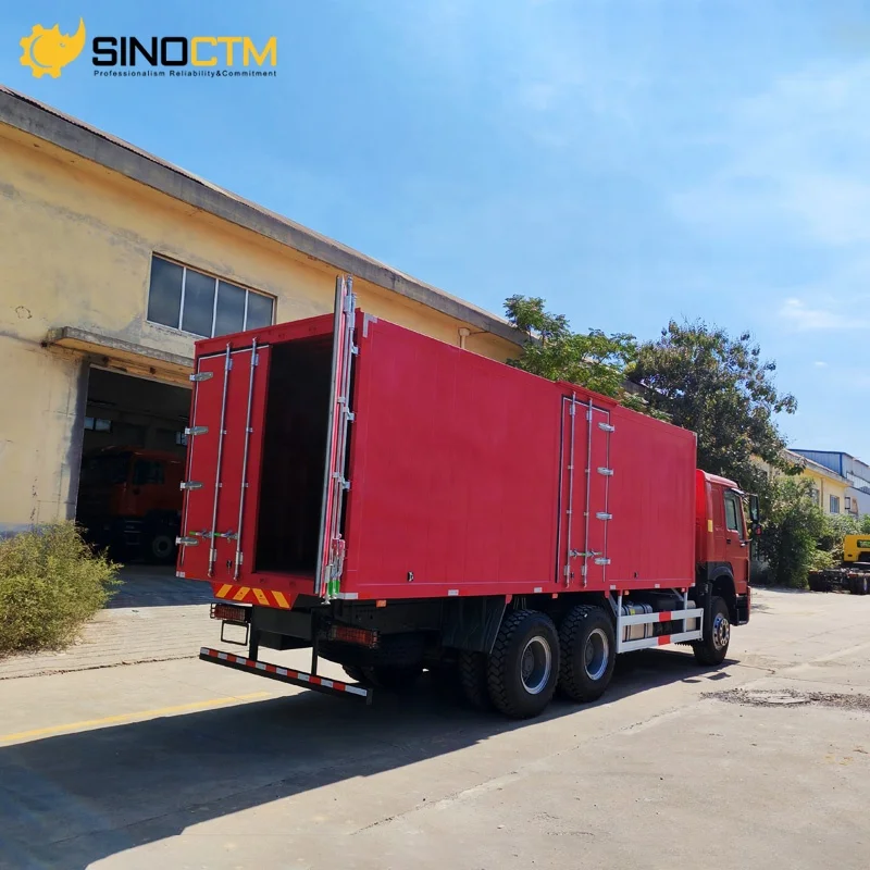 Грузовик Sinotruk Howo 400 л.с. 6 х4 30 тонн грузовой фургон стальной контейнеровоз