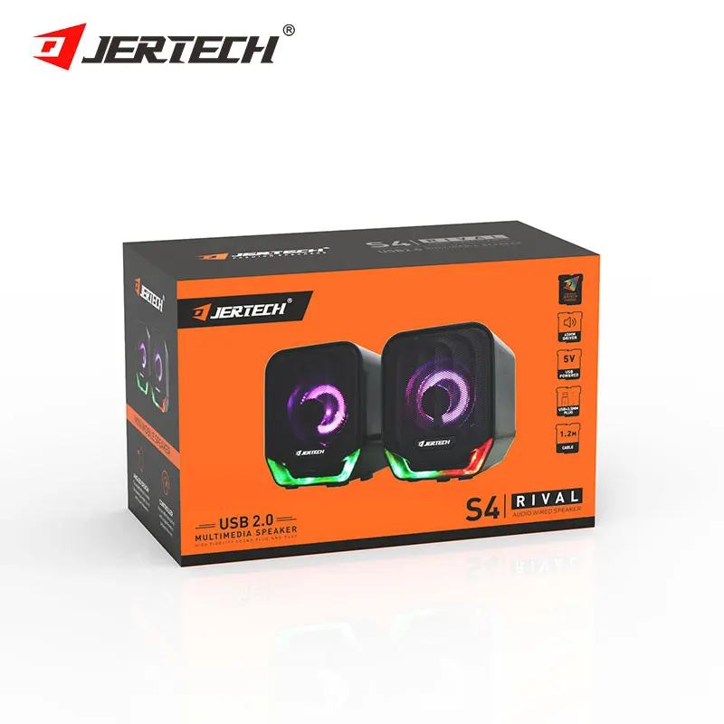 Jertech S4 Sound Box 5W Full Range Small Portable Speaker Super Driver Waterproof bomb Player Quality Outdoor USB Loud Speaker