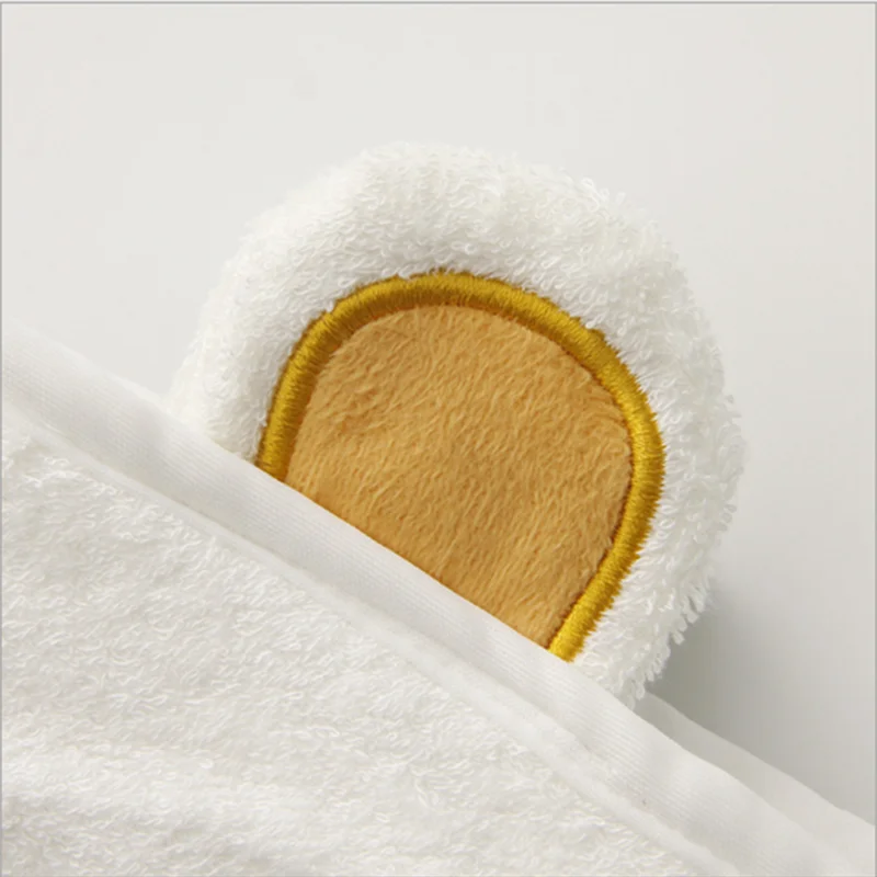 Factory wholesale hot sale baby hooded towel bamboo towel for baby bath
