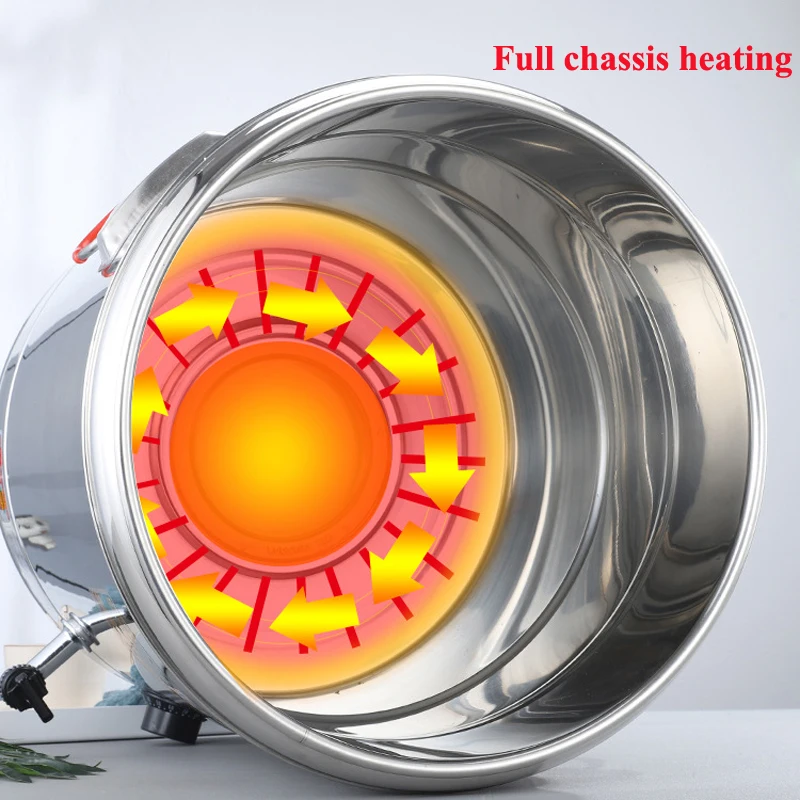 30L-80L Commercial Stainless Steel Wax Candle Melters Electric Melt Candle Melting Pot For Candle Making