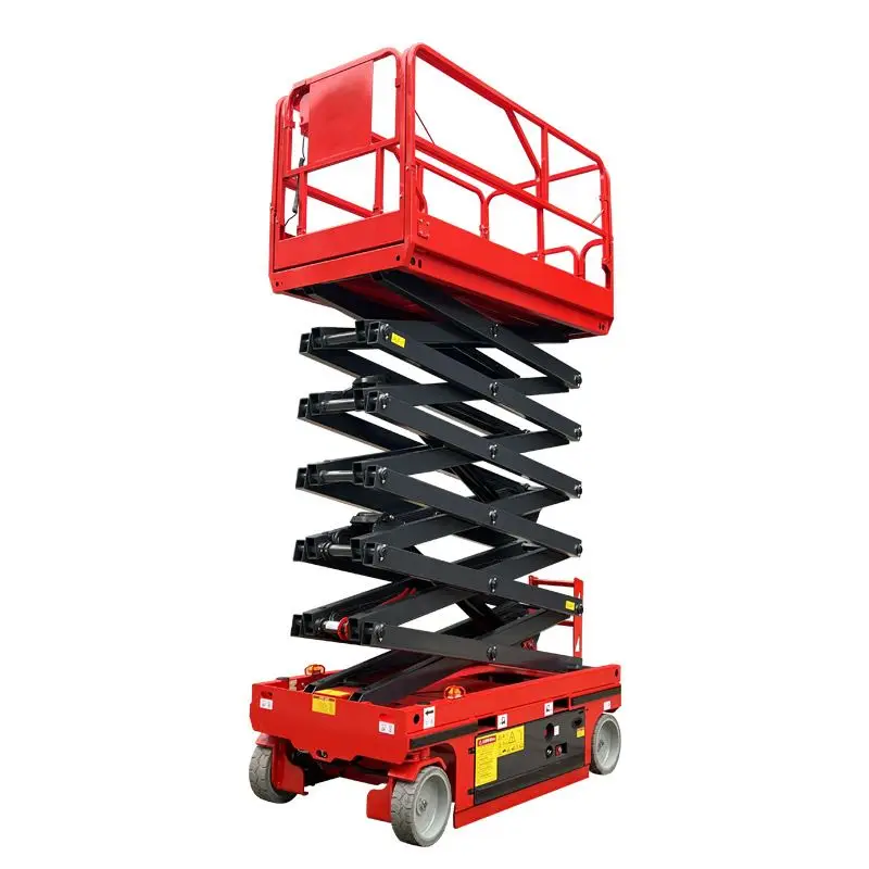 10m Self Propelled Telescopic Automatic Hydraulic Battery Scissor Ladder Lift 6m~18m for Hydraulic Mobile Electric Scissor Lift