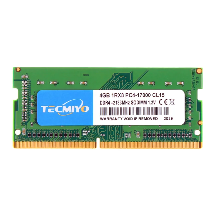 100% протестированный TECMIYO DDR4 PC4 CL15 2133MHz ноутбук/ноутбук Ram пожизненная