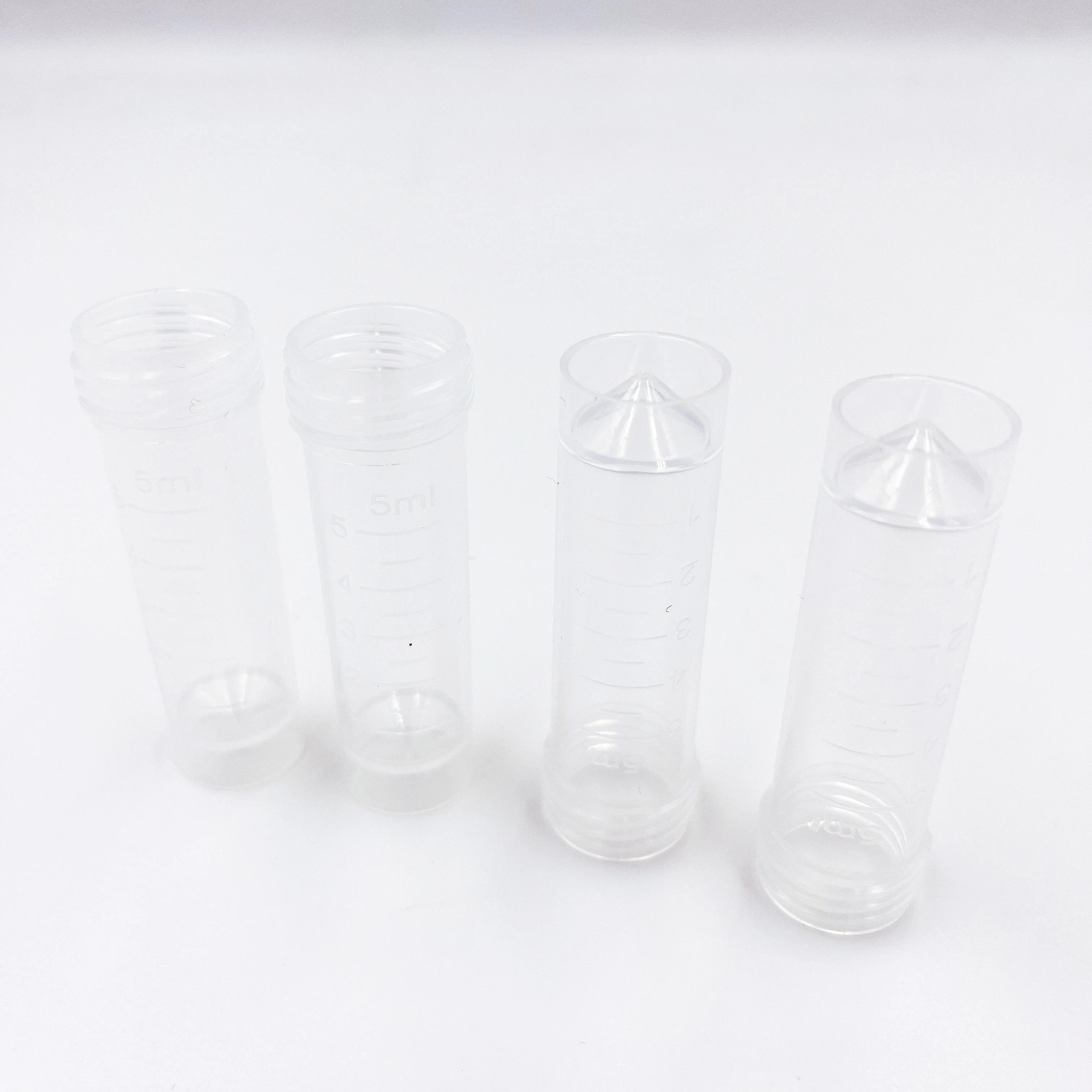 50ML PP Material Conical Bottom Centrifuge Tube ,Sterile Laboratory Transparent Free-standing Disposable Centrifugal Tubes