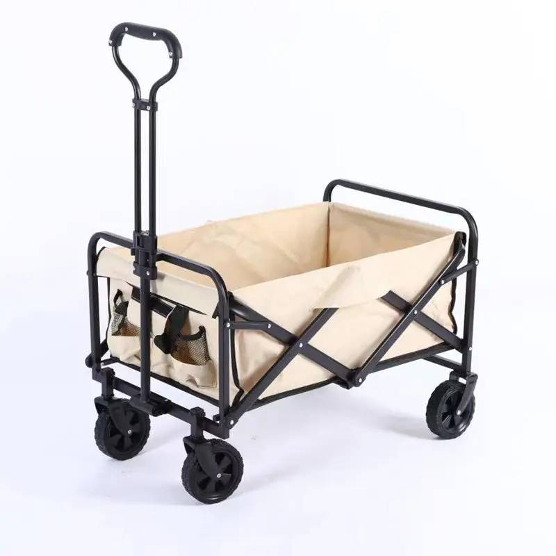 Folding Trolley Beach Garden Outdoor Park Utility Wagon Picnic Camping Cart