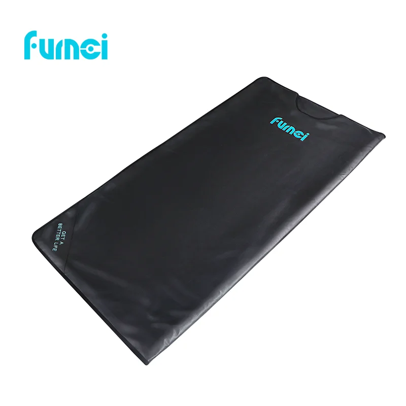 FUMEI infrared sauna blanket with stones red light salon leds sauna slimming blanket