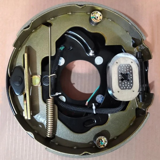 10' electric drum brake with parking lever for camper