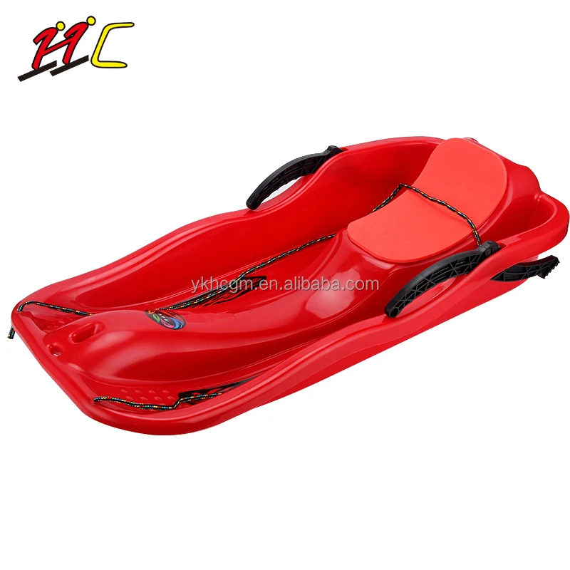 Portable Plastic Snow Sled Snow Sledding Sledge for Kids and Children Outdoor Snowboarding Skiing
