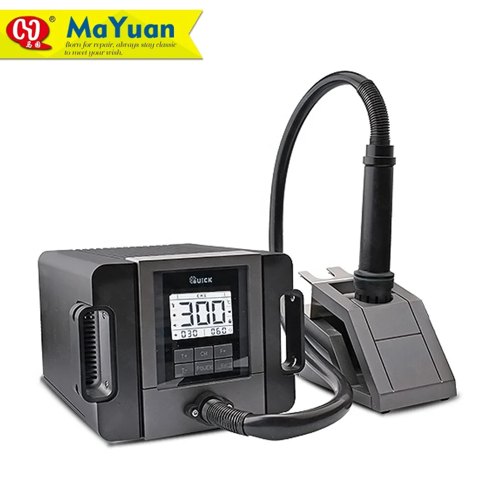 Mobile Phone PCB Repairing Machines QUICK TR1300A Intelligent Hot Air Soldering Gun Rework Station