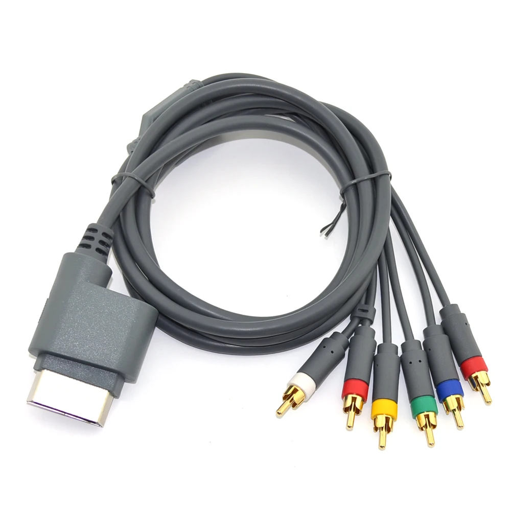 HD TV Component Composite Cord AV Audio Video Cable for XBOX360 Xbox 360 High Definition HD Component TV Hookup Connection Cord