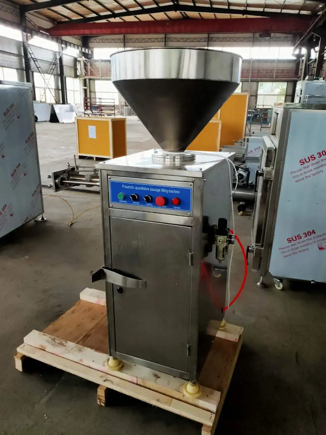 Hydraulic Sausage ham stuffer ham sausage Filler pork beef chicken Automatic sausage Making Machine