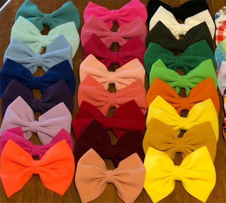 Оранжевая ткань в виде пули, однотонный цвет, выгодная покупка на головные повязки