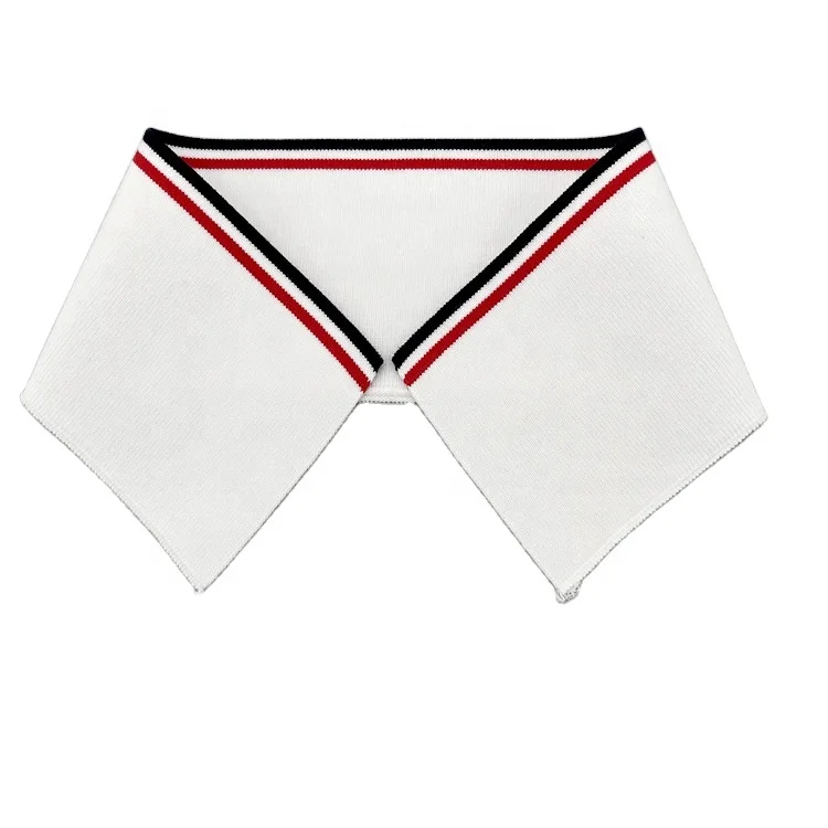 Factory Custom 95% Cotton 5% Spandex Rib Knit Collar Cuff