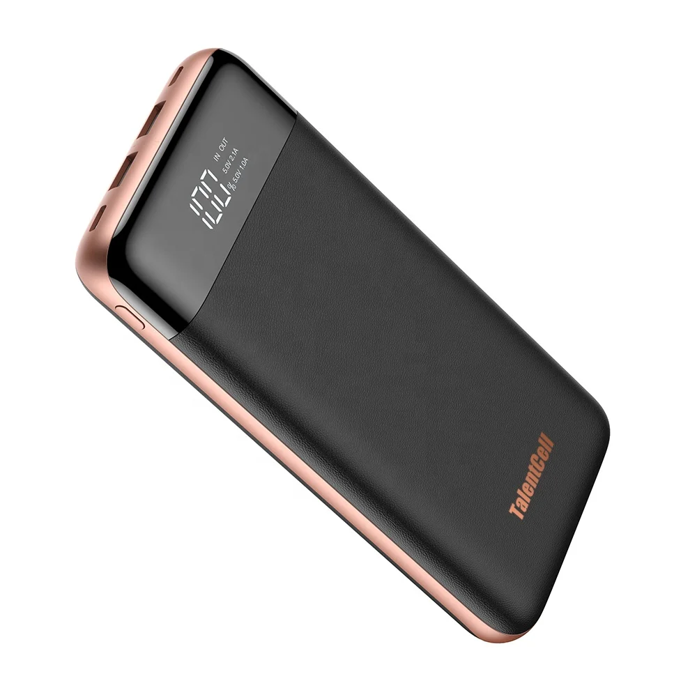 ROHS QC3.0 18w Custom Logo Mobile Power Bank 50000mAh, Led Digital Display Wholesale Powerbank 30000mAh
